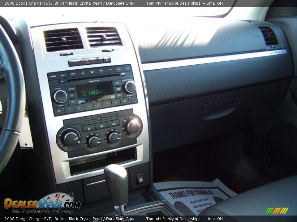 2008 Dodge Charger R/T Brilliant Black Crystal Pearl / Dark Slate Gray Photo #21