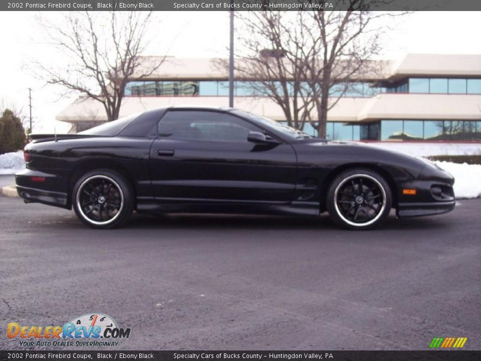 2002 Pontiac Firebird Coupe Black / Ebony Black Photo #4
