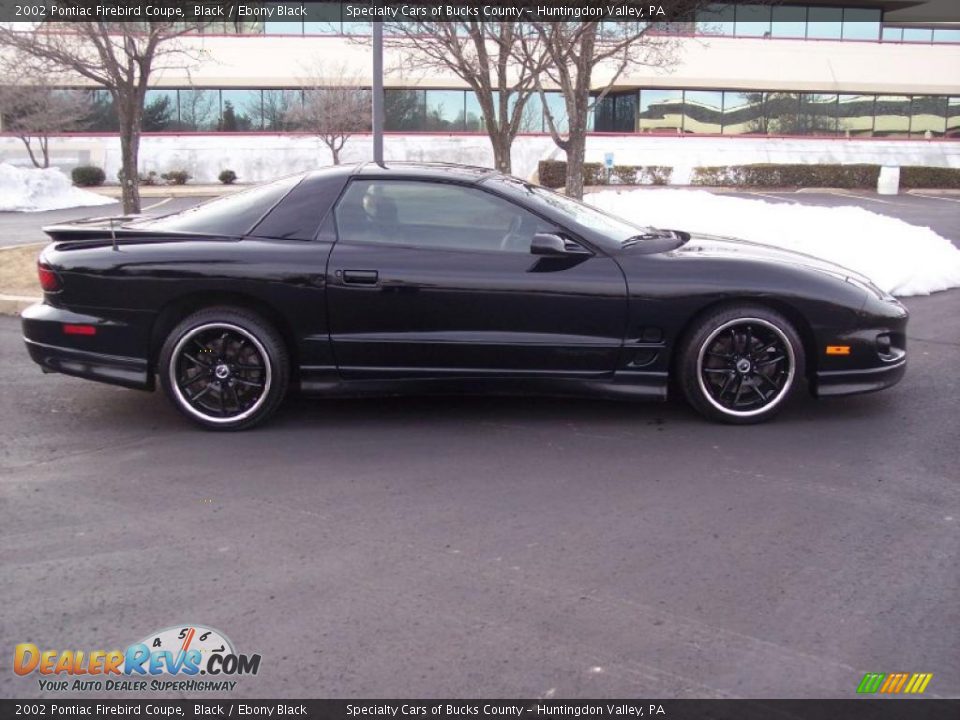2002 Pontiac Firebird Coupe Black / Ebony Black Photo #5