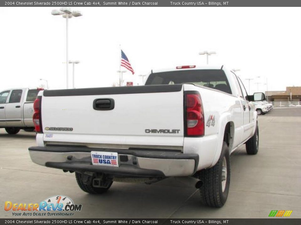 2004 Chevrolet Silverado 2500HD LS Crew Cab 4x4 Summit White / Dark Charcoal Photo #5