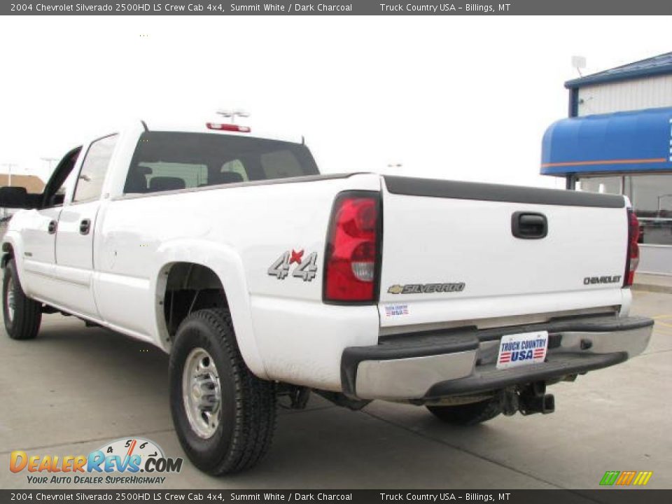 2004 Chevrolet Silverado 2500HD LS Crew Cab 4x4 Summit White / Dark Charcoal Photo #6