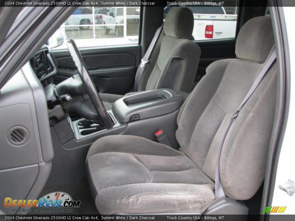 2004 Chevrolet Silverado 2500HD LS Crew Cab 4x4 Summit White / Dark Charcoal Photo #9