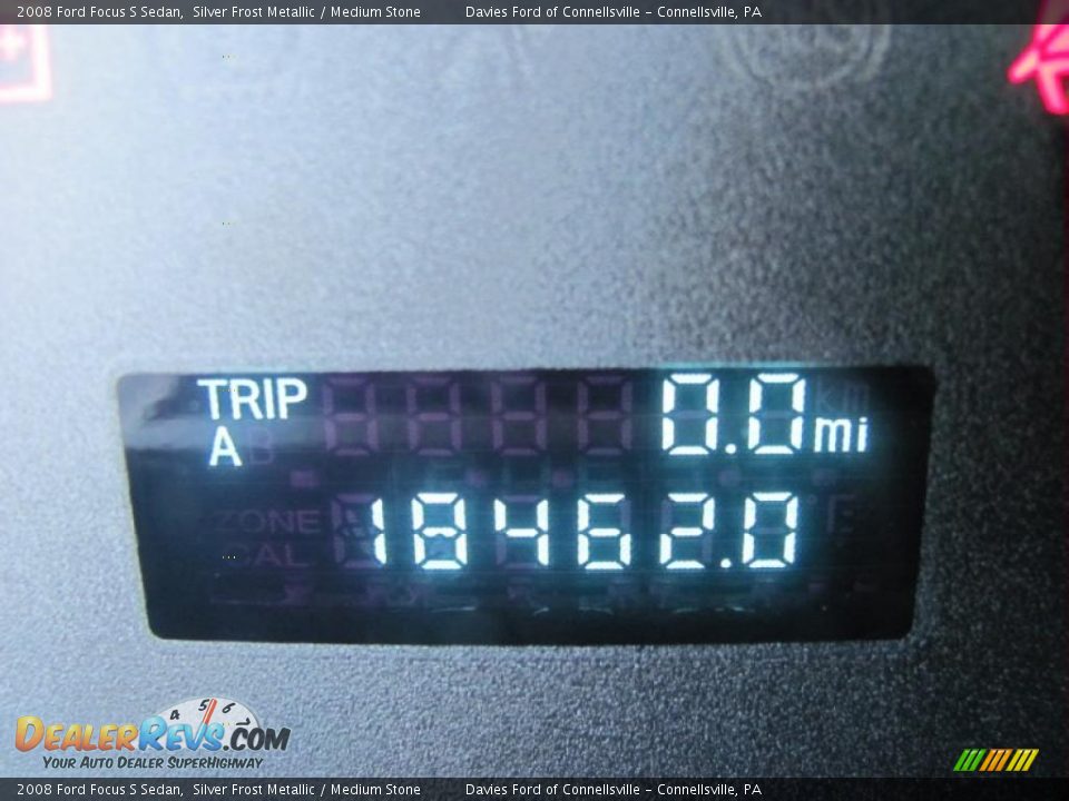 2008 Ford Focus S Sedan Silver Frost Metallic / Medium Stone Photo #9