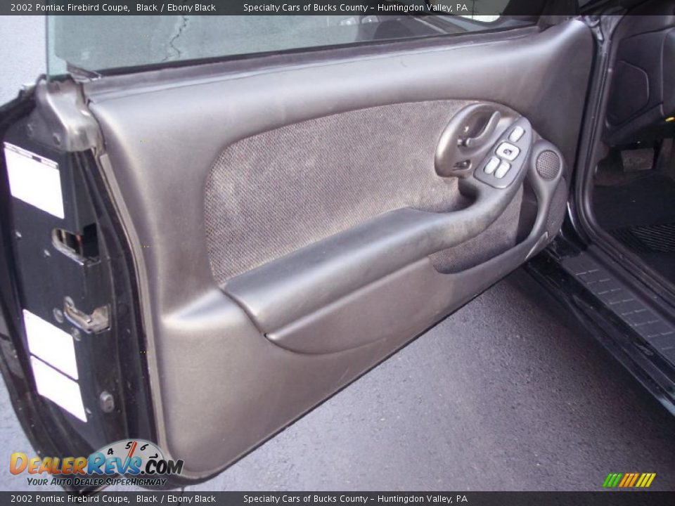 2002 Pontiac Firebird Coupe Black / Ebony Black Photo #26