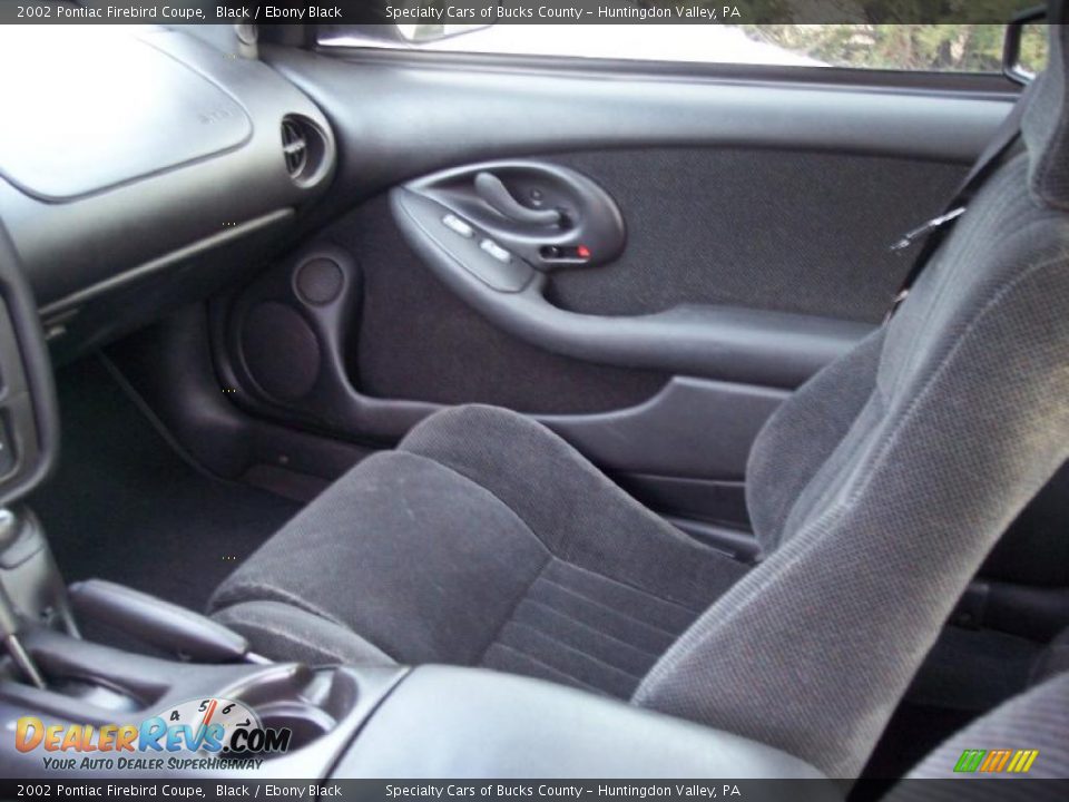 2002 Pontiac Firebird Coupe Black / Ebony Black Photo #27