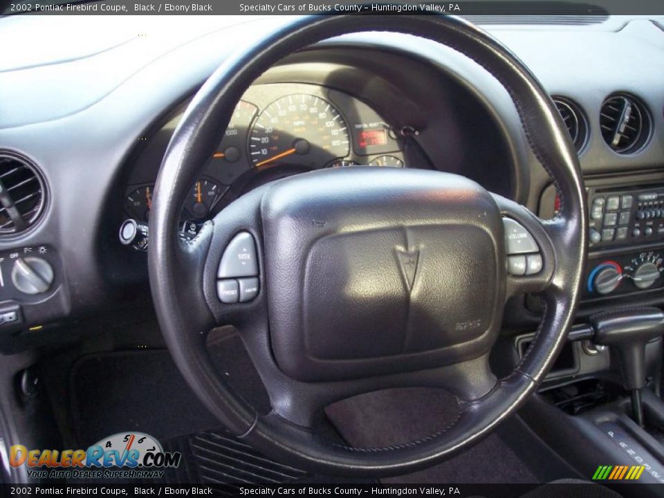 2002 Pontiac Firebird Coupe Black / Ebony Black Photo #31