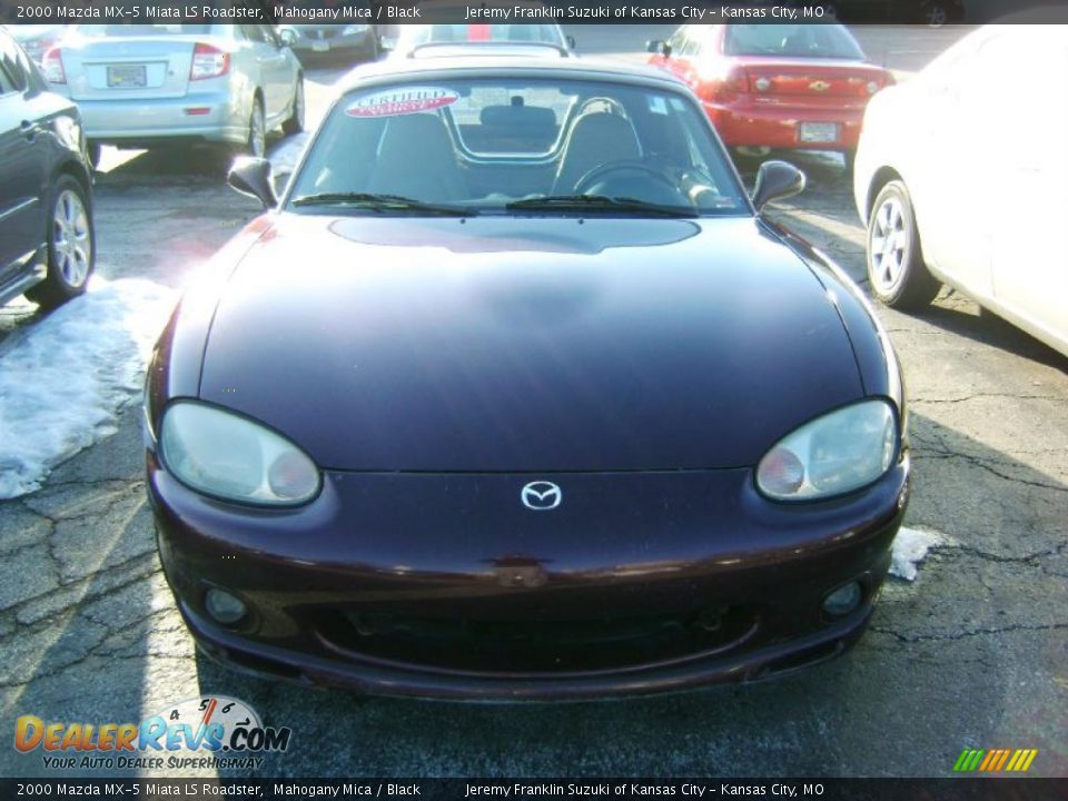 2000 Mazda MX-5 Miata LS Roadster Mahogany Mica / Black Photo #2