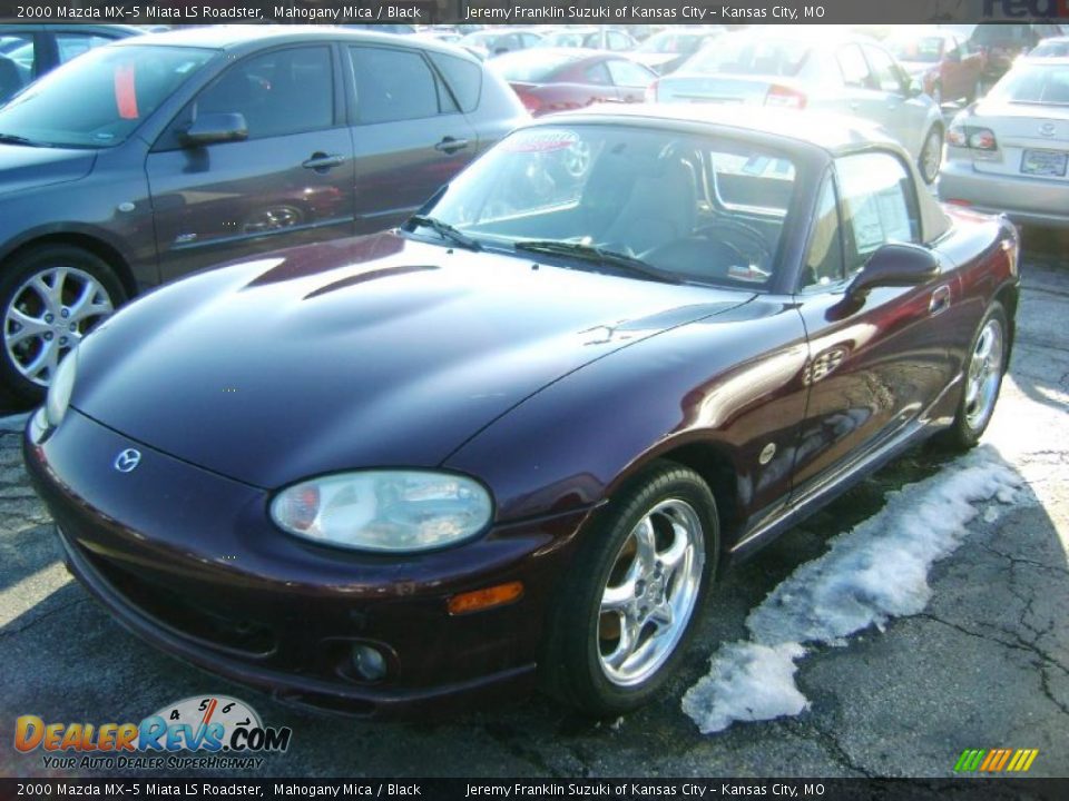 2000 Mazda MX-5 Miata LS Roadster Mahogany Mica / Black Photo #3