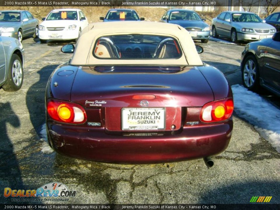2000 Mazda MX-5 Miata LS Roadster Mahogany Mica / Black Photo #5