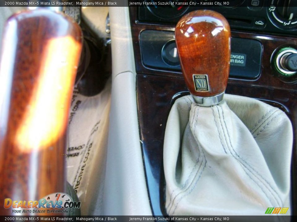 2000 Mazda MX-5 Miata LS Roadster Mahogany Mica / Black Photo #14