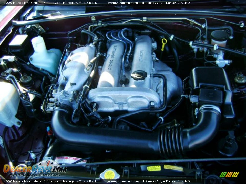 2000 Mazda MX-5 Miata LS Roadster Mahogany Mica / Black Photo #21
