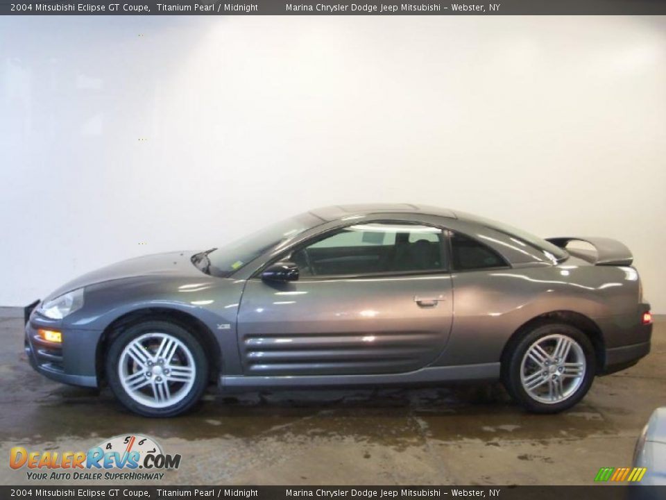 2004 Mitsubishi Eclipse GT Coupe Titanium Pearl / Midnight Photo #6
