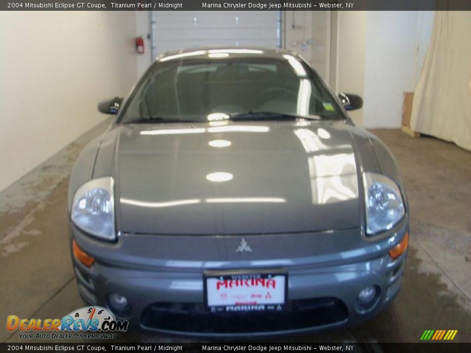 2004 Mitsubishi Eclipse GT Coupe Titanium Pearl / Midnight Photo #11