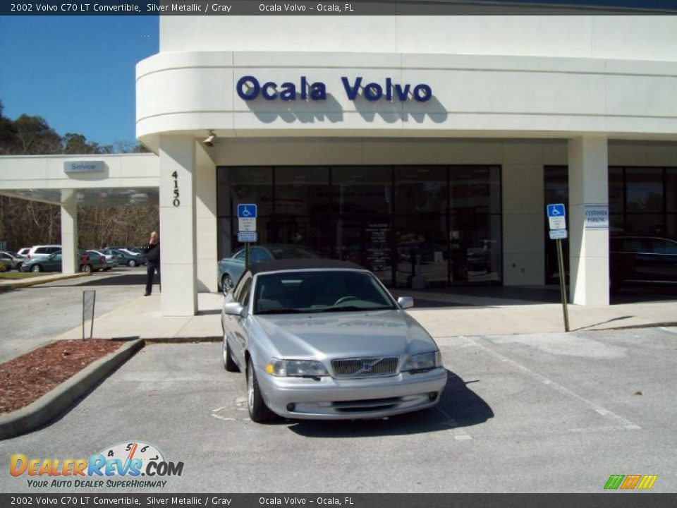 2002 Volvo C70 LT Convertible Silver Metallic / Gray Photo #1