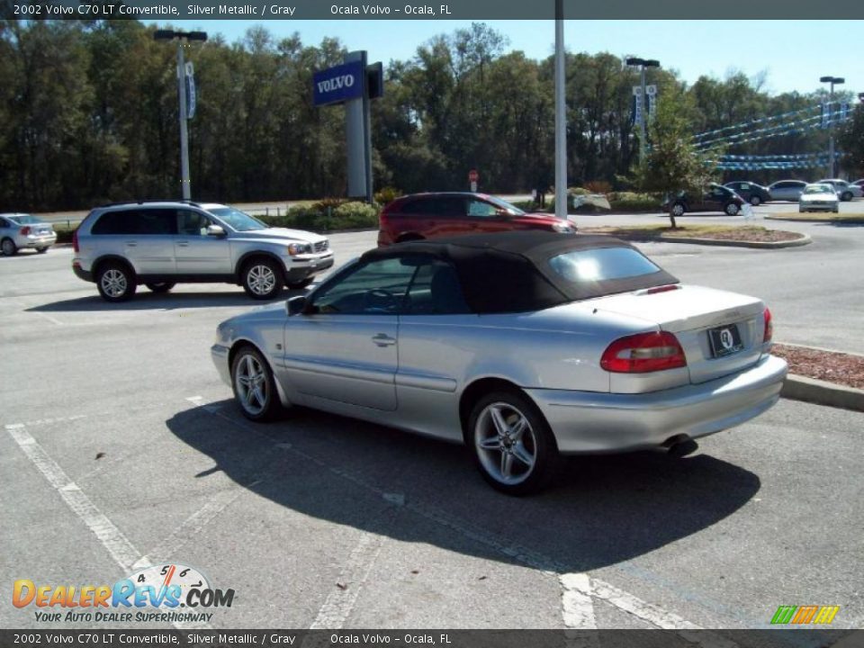 2002 Volvo C70 LT Convertible Silver Metallic / Gray Photo #5