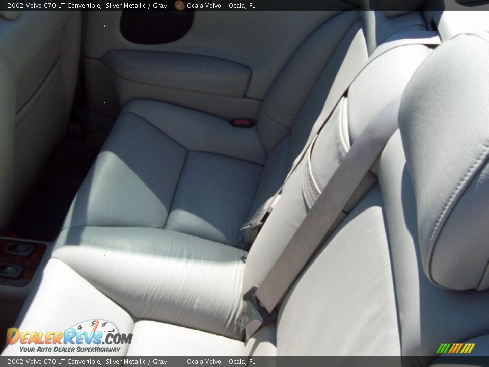 2002 Volvo C70 LT Convertible Silver Metallic / Gray Photo #13