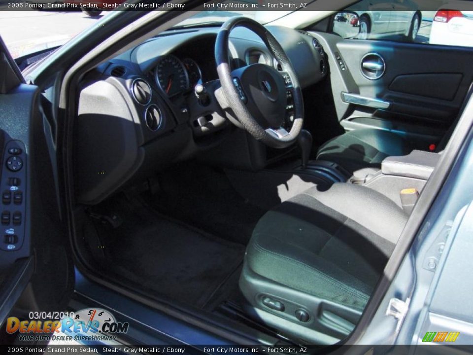 2006 Pontiac Grand Prix Sedan Stealth Gray Metallic / Ebony Photo #5