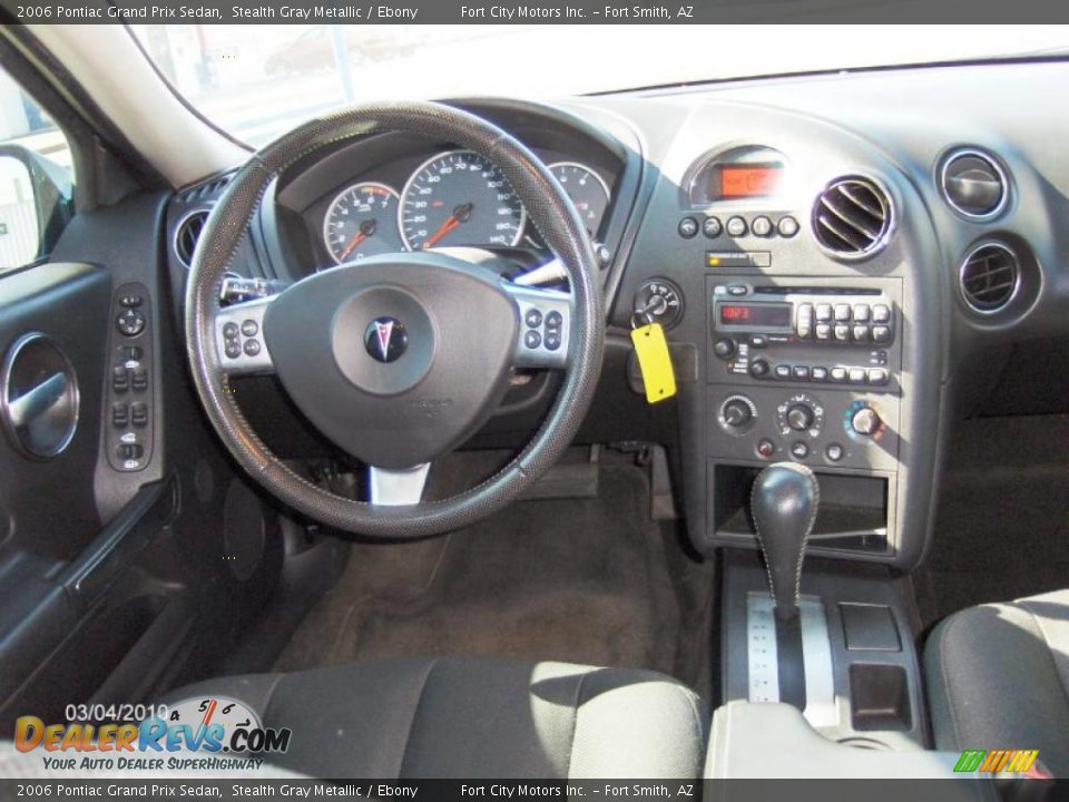 2006 Pontiac Grand Prix Sedan Stealth Gray Metallic / Ebony Photo #8