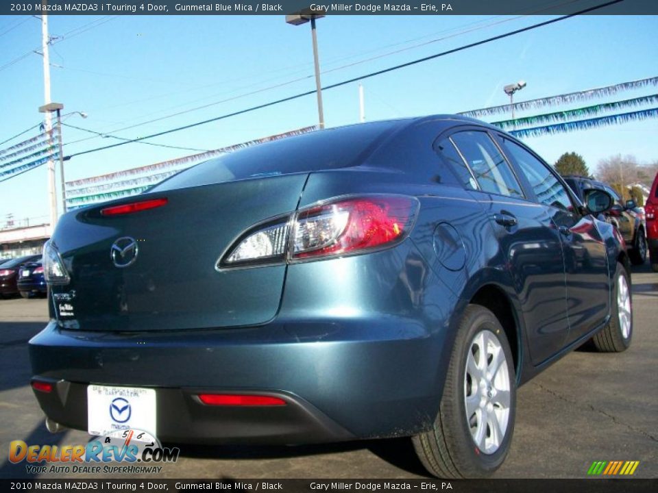 2010 Mazda MAZDA3 i Touring 4 Door Gunmetal Blue Mica / Black Photo #6