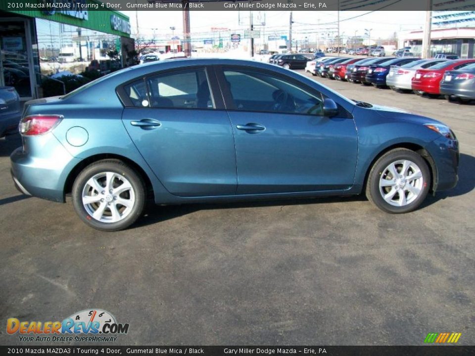 2010 Mazda MAZDA3 i Touring 4 Door Gunmetal Blue Mica / Black Photo #7