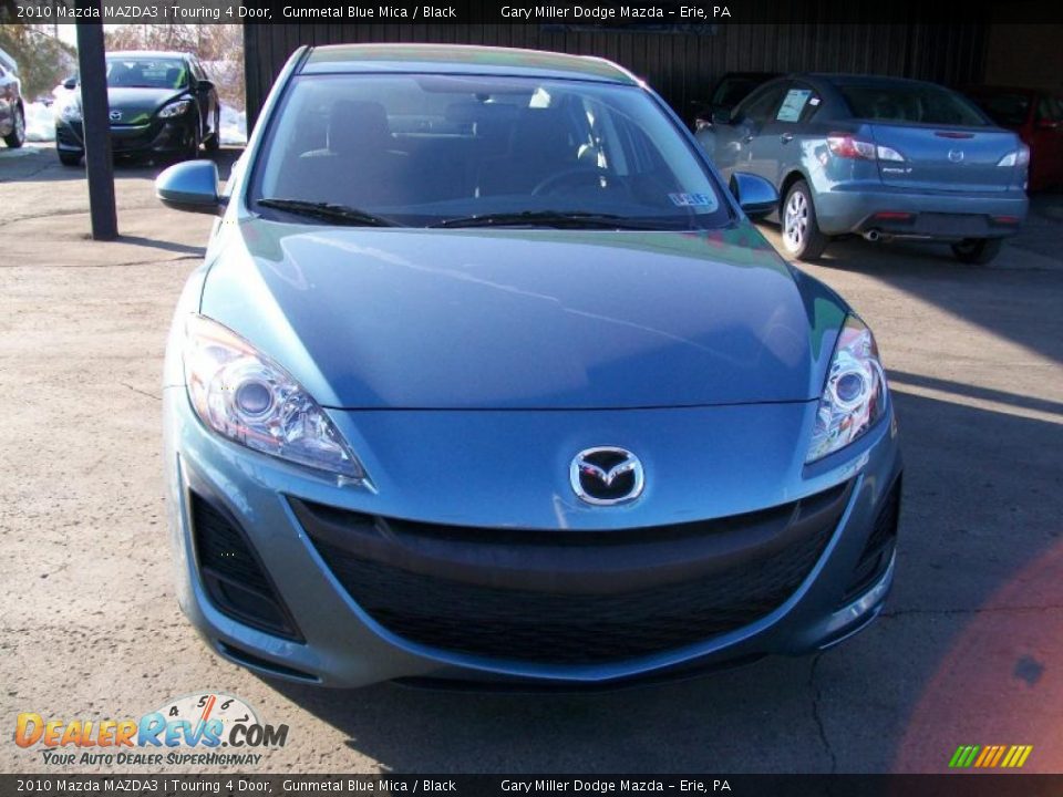 2010 Mazda MAZDA3 i Touring 4 Door Gunmetal Blue Mica / Black Photo #9