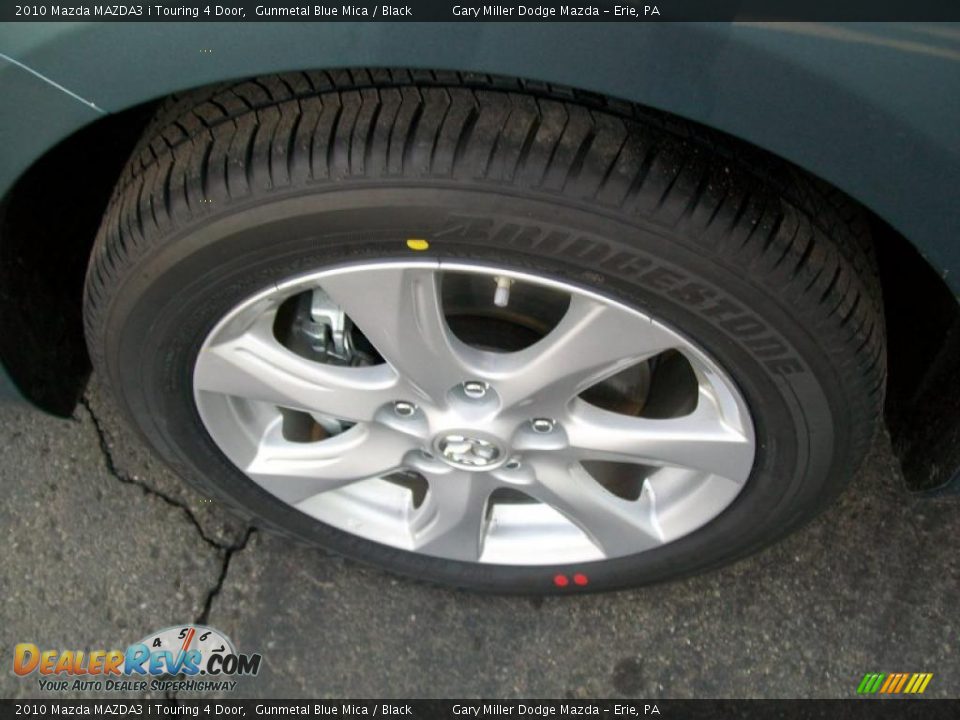 2010 Mazda MAZDA3 i Touring 4 Door Gunmetal Blue Mica / Black Photo #10