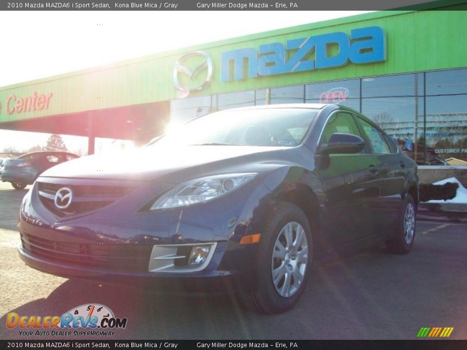 2010 Mazda MAZDA6 i Sport Sedan Kona Blue Mica / Gray Photo #1