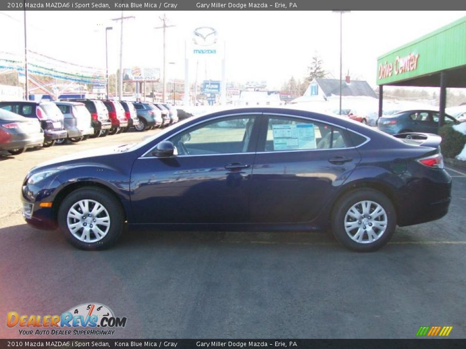 2010 Mazda MAZDA6 i Sport Sedan Kona Blue Mica / Gray Photo #2
