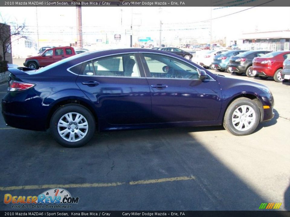 2010 Mazda MAZDA6 i Sport Sedan Kona Blue Mica / Gray Photo #7