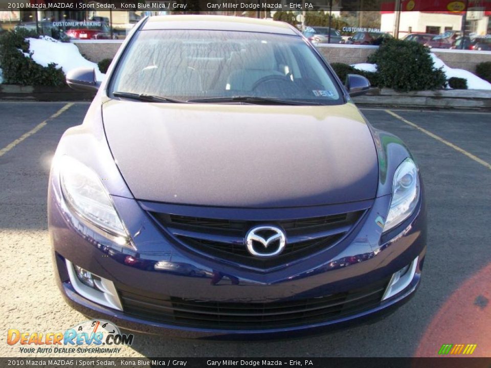 2010 Mazda MAZDA6 i Sport Sedan Kona Blue Mica / Gray Photo #9