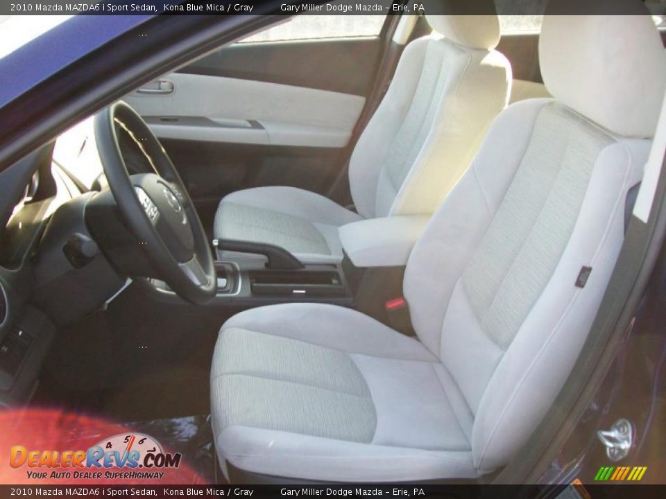 2010 Mazda MAZDA6 i Sport Sedan Kona Blue Mica / Gray Photo #12