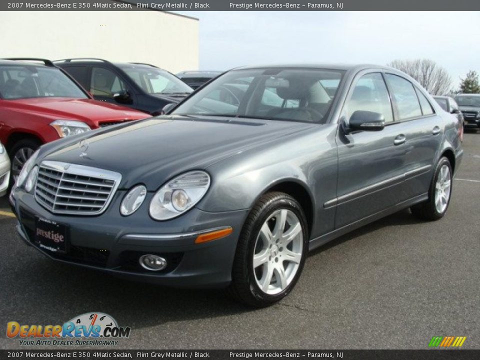 2007 Mercedes-Benz E 350 4Matic Sedan Flint Grey Metallic / Black Photo #1