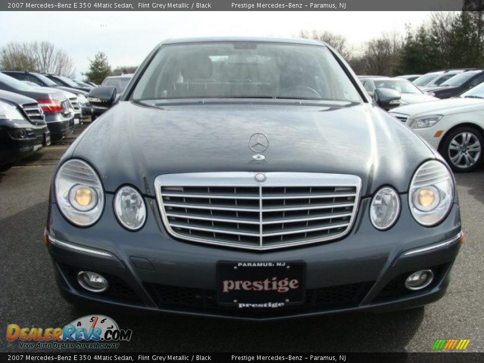 2007 Mercedes-Benz E 350 4Matic Sedan Flint Grey Metallic / Black Photo #2