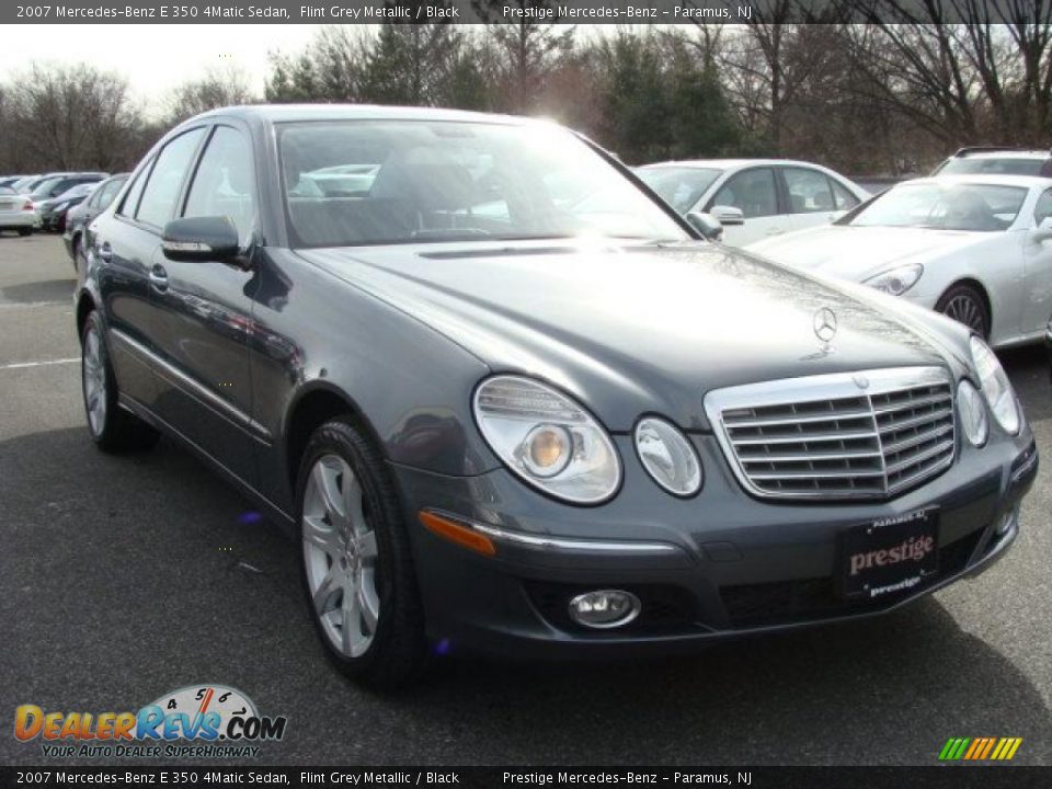 2007 Mercedes-Benz E 350 4Matic Sedan Flint Grey Metallic / Black Photo #3
