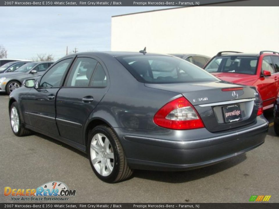 2007 Mercedes-Benz E 350 4Matic Sedan Flint Grey Metallic / Black Photo #6