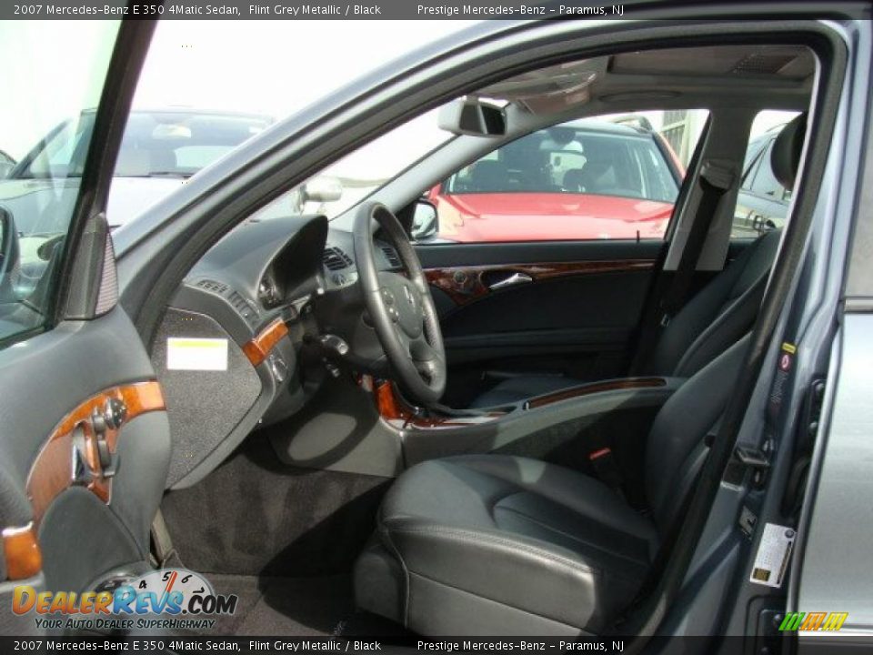 2007 Mercedes-Benz E 350 4Matic Sedan Flint Grey Metallic / Black Photo #8