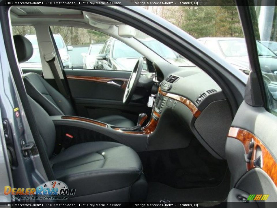 2007 Mercedes-Benz E 350 4Matic Sedan Flint Grey Metallic / Black Photo #9