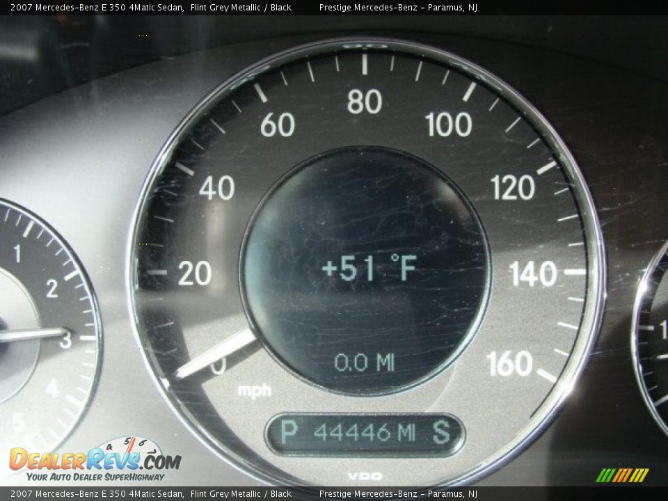 2007 Mercedes-Benz E 350 4Matic Sedan Flint Grey Metallic / Black Photo #11