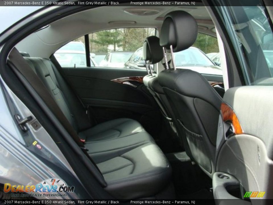 2007 Mercedes-Benz E 350 4Matic Sedan Flint Grey Metallic / Black Photo #13