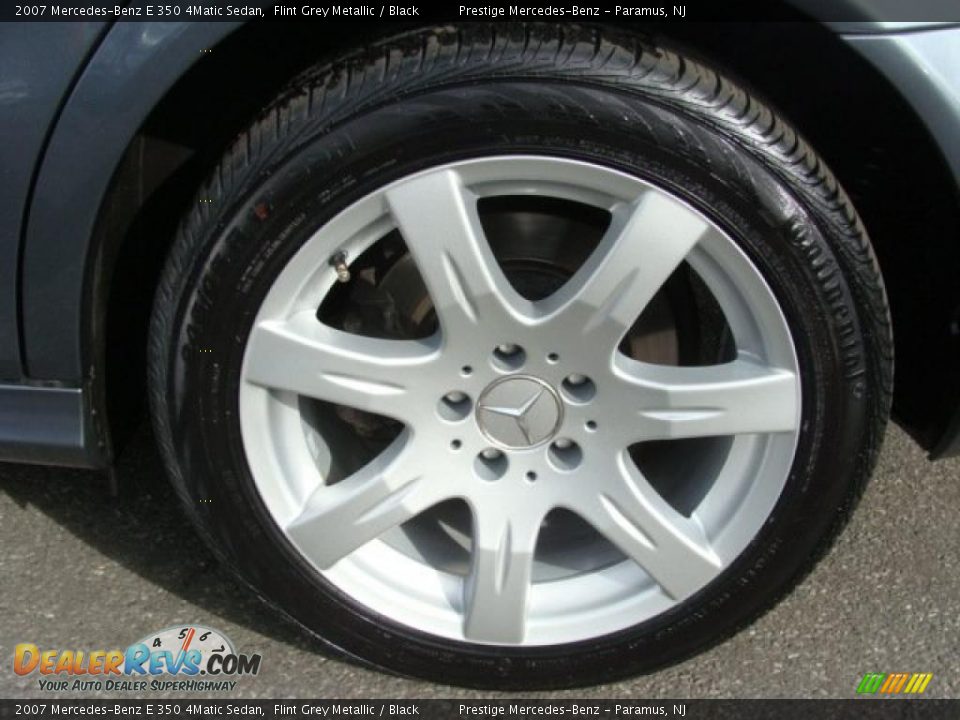 2007 Mercedes-Benz E 350 4Matic Sedan Flint Grey Metallic / Black Photo #15