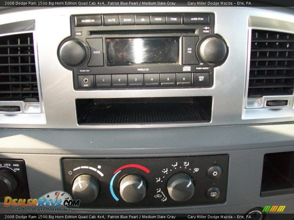 2008 Dodge Ram 1500 Big Horn Edition Quad Cab 4x4 Patriot Blue Pearl / Medium Slate Gray Photo #14