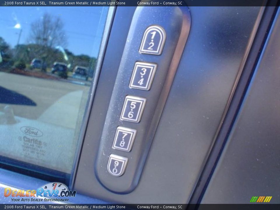 2008 Ford Taurus X SEL Titanium Green Metallic / Medium Light Stone Photo #10