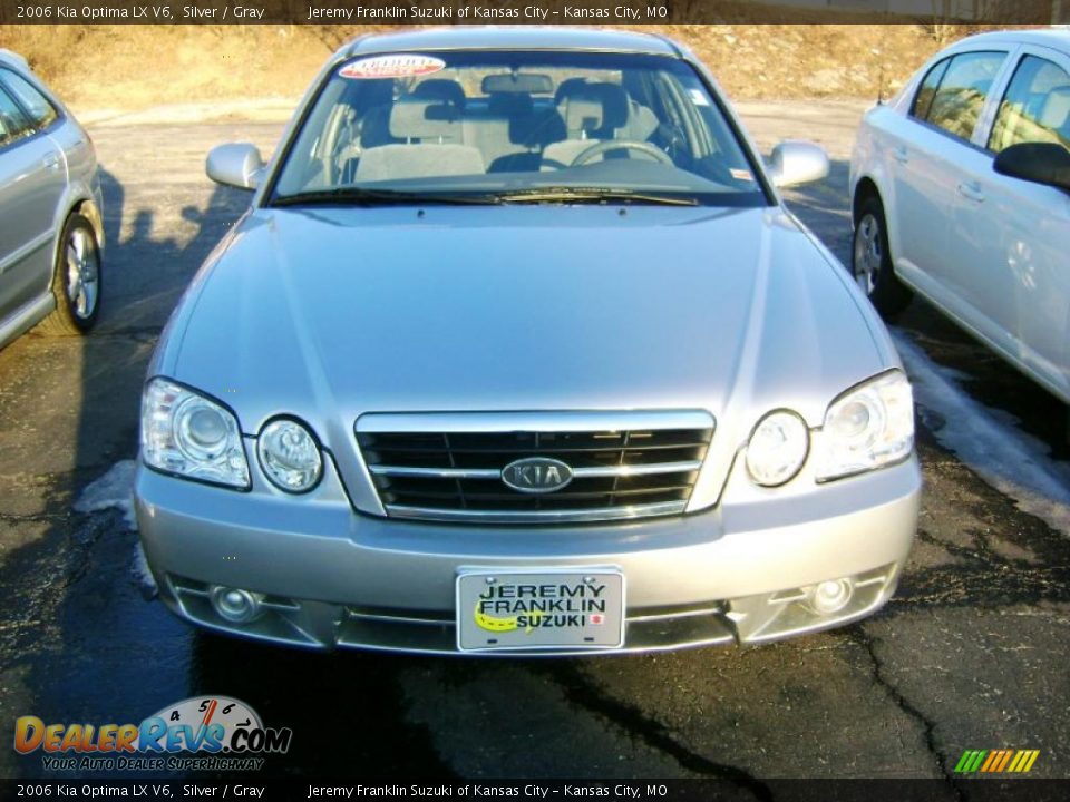 2006 Kia Optima LX V6 Silver / Gray Photo #2
