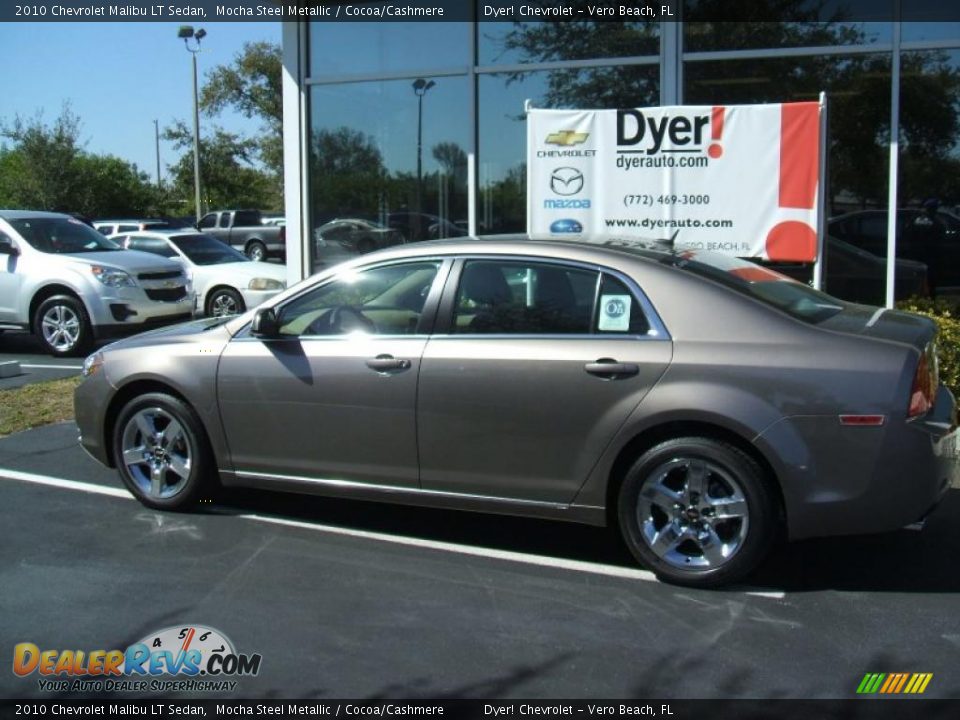 2010 Chevrolet Malibu LT Sedan Mocha Steel Metallic / Cocoa/Cashmere Photo #3