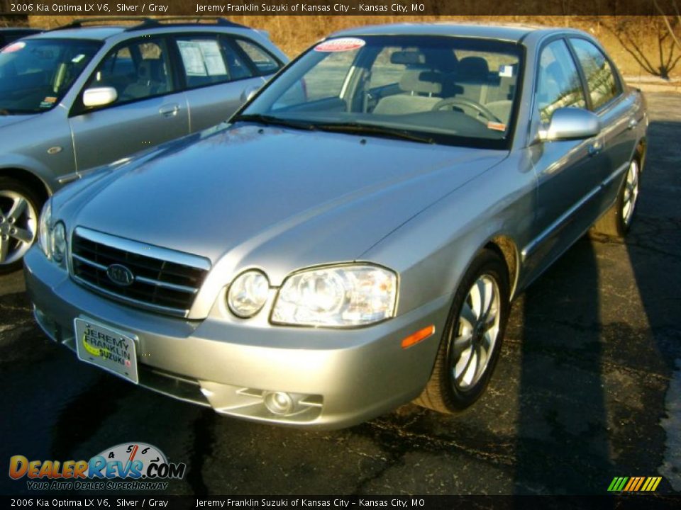 2006 Kia Optima LX V6 Silver / Gray Photo #3