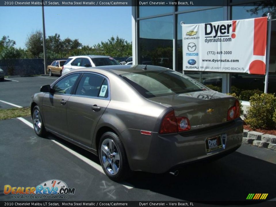 2010 Chevrolet Malibu LT Sedan Mocha Steel Metallic / Cocoa/Cashmere Photo #4