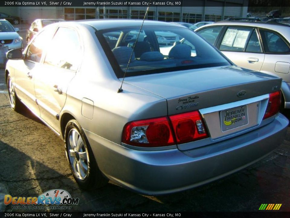 2006 Kia Optima LX V6 Silver / Gray Photo #4