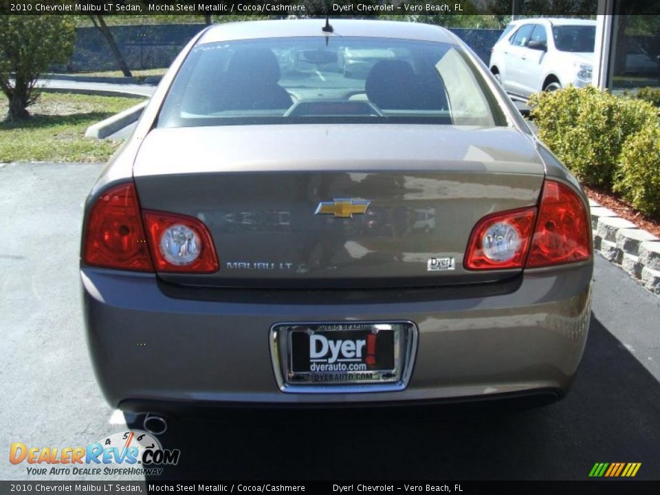 2010 Chevrolet Malibu LT Sedan Mocha Steel Metallic / Cocoa/Cashmere Photo #5
