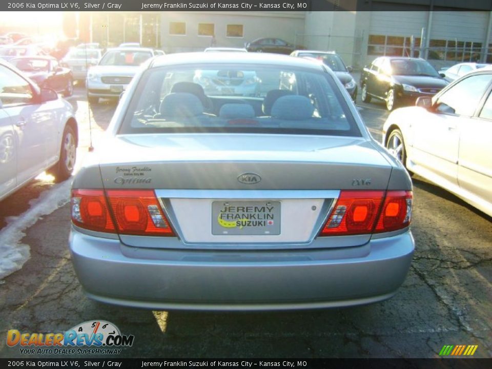 2006 Kia Optima LX V6 Silver / Gray Photo #5