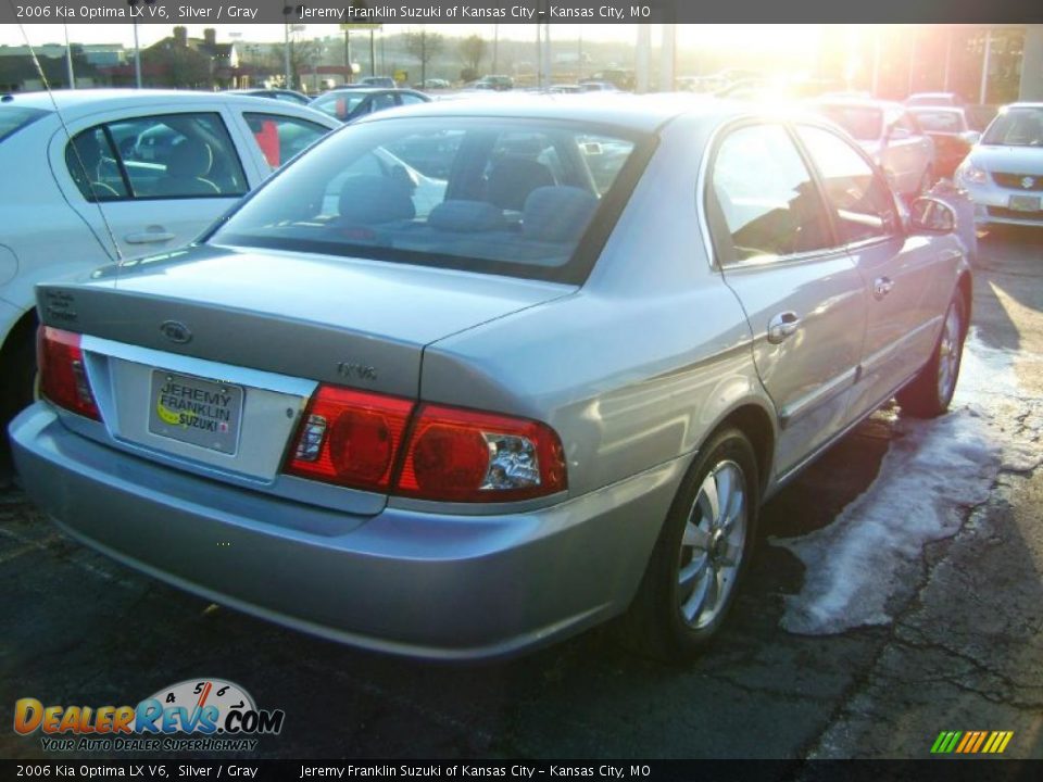 2006 Kia Optima LX V6 Silver / Gray Photo #6